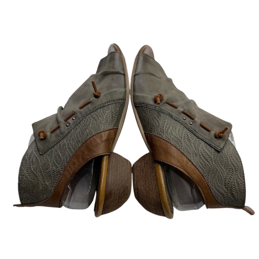 Miz Mooz Celia Ruched Leather Bootie - Picture 8 of 13